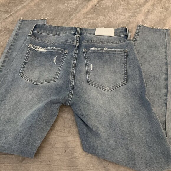 PISTOLA Audrey Raw Hem Distressed Denim Stretch Jeans Size 26 NWT Mid Rise - Picture 12 of 12